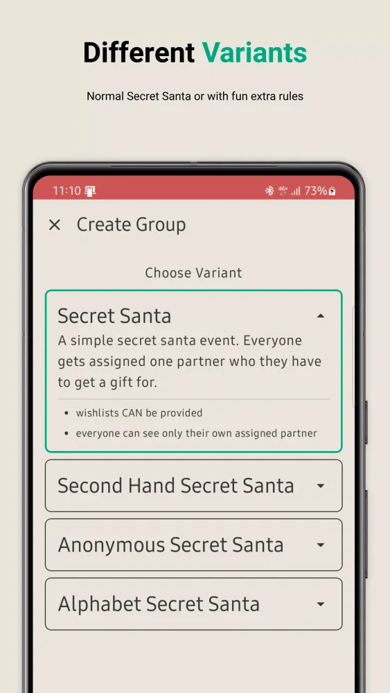 Secret Santa应用截图