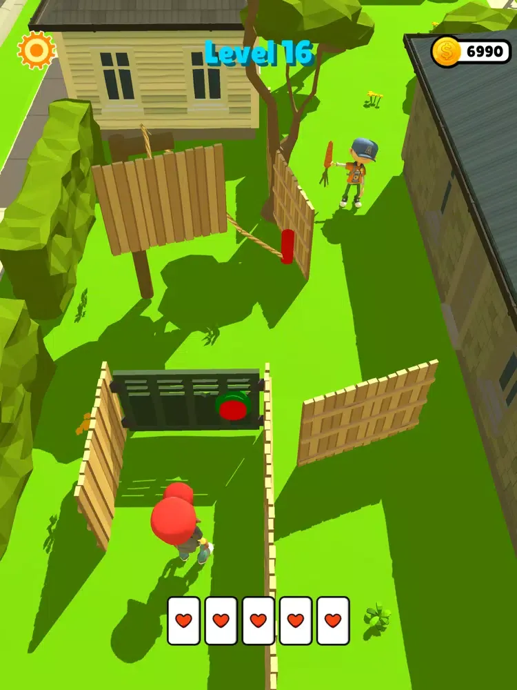 Tangkapan skrin Card Throw 3D iPad 