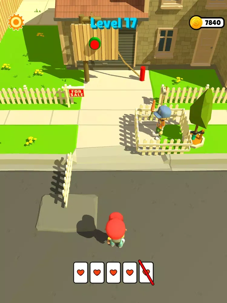Tangkapan skrin Card Throw 3D iPad 