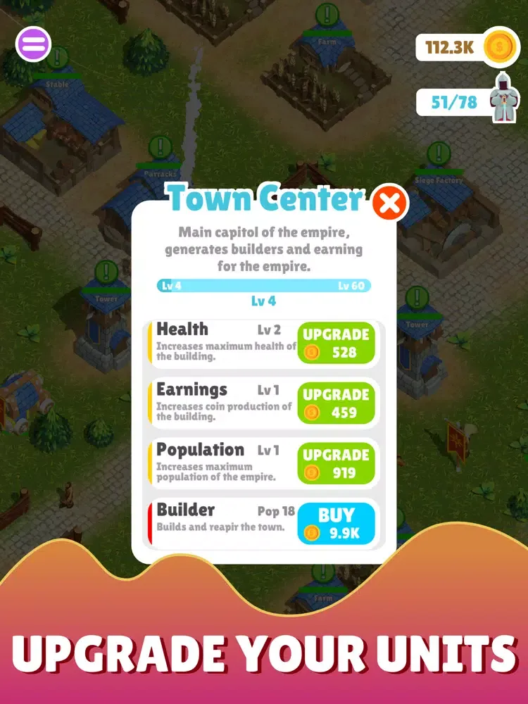 Tangkapan layar Idle Empire! iPad 