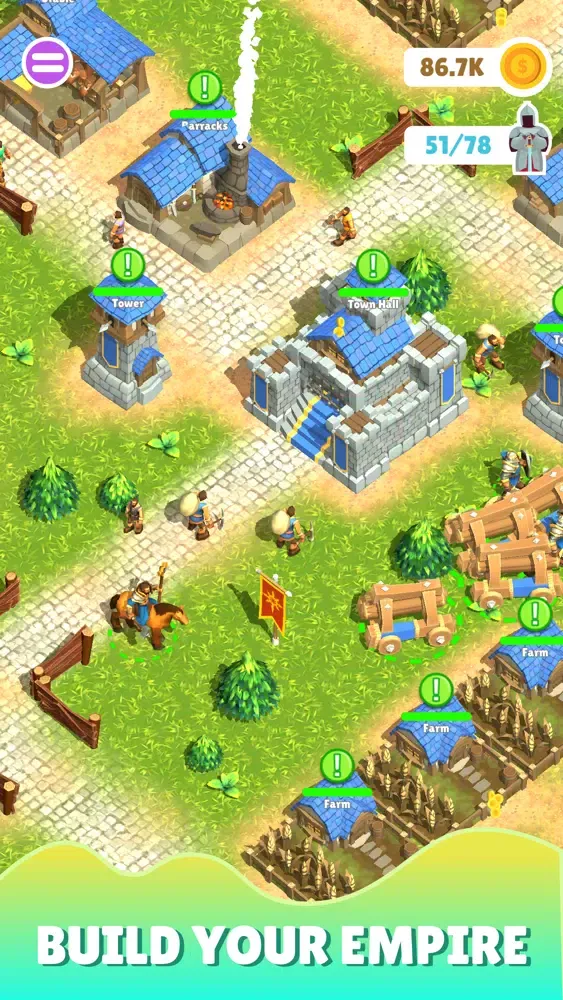 Tangkapan layar Idle Empire!