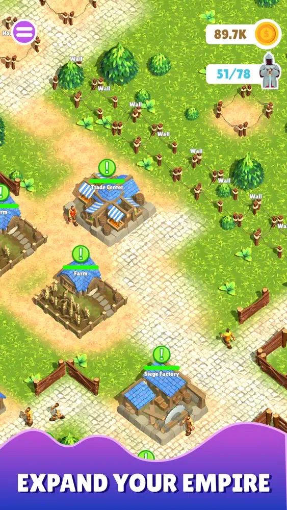 Tangkapan layar Idle Empire!