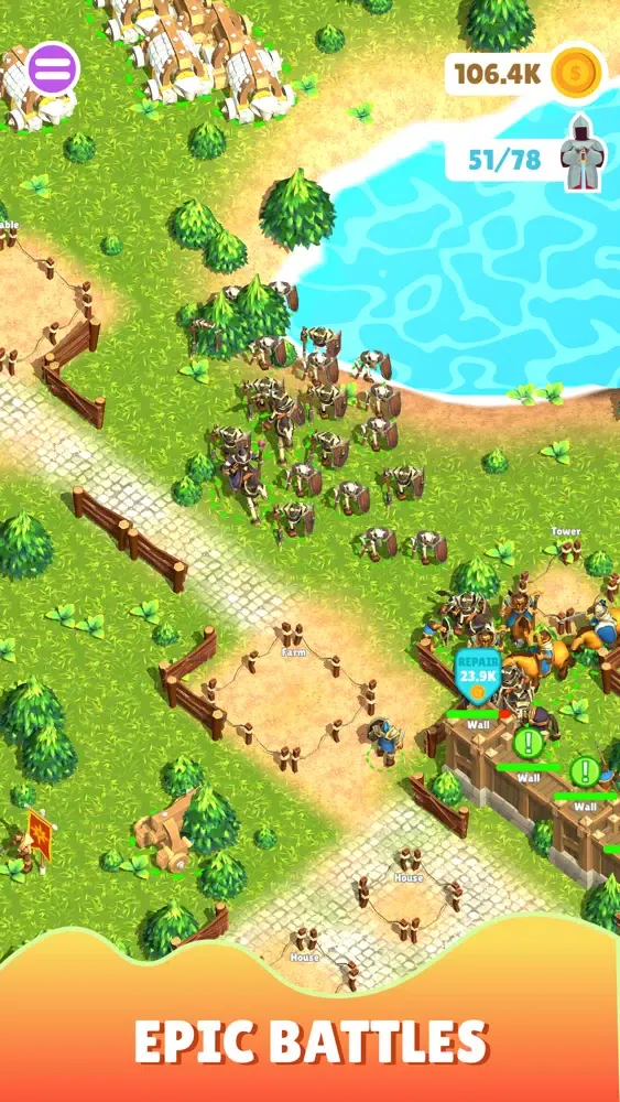 Tangkapan layar Idle Empire!