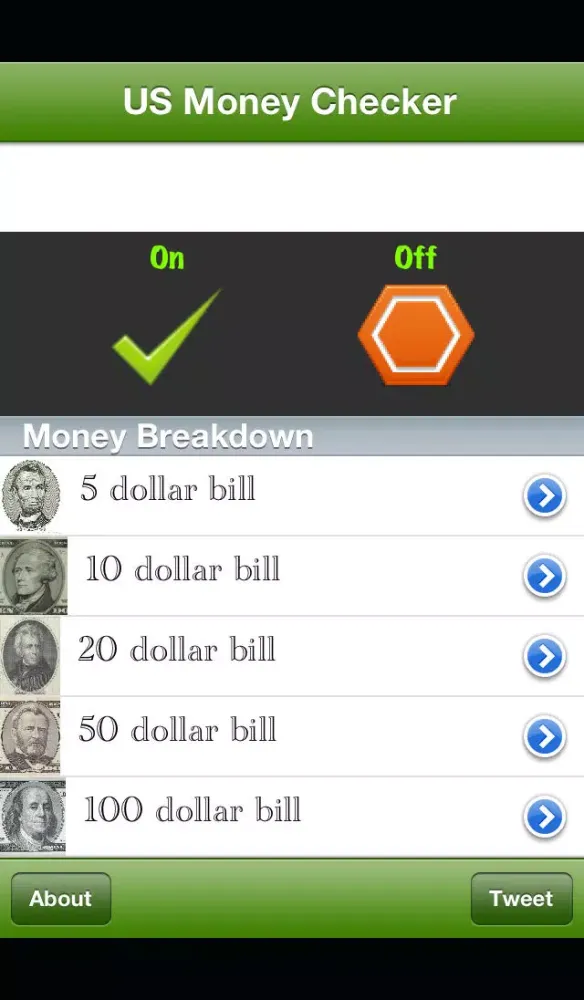 Money Checker Basic স্ক্রিনশট
