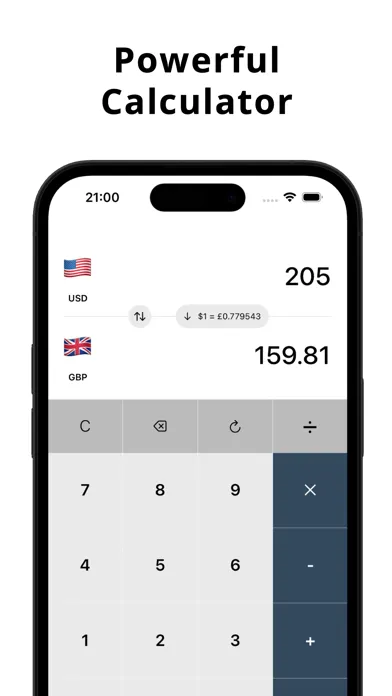 RateX Currency Converter應用截圖