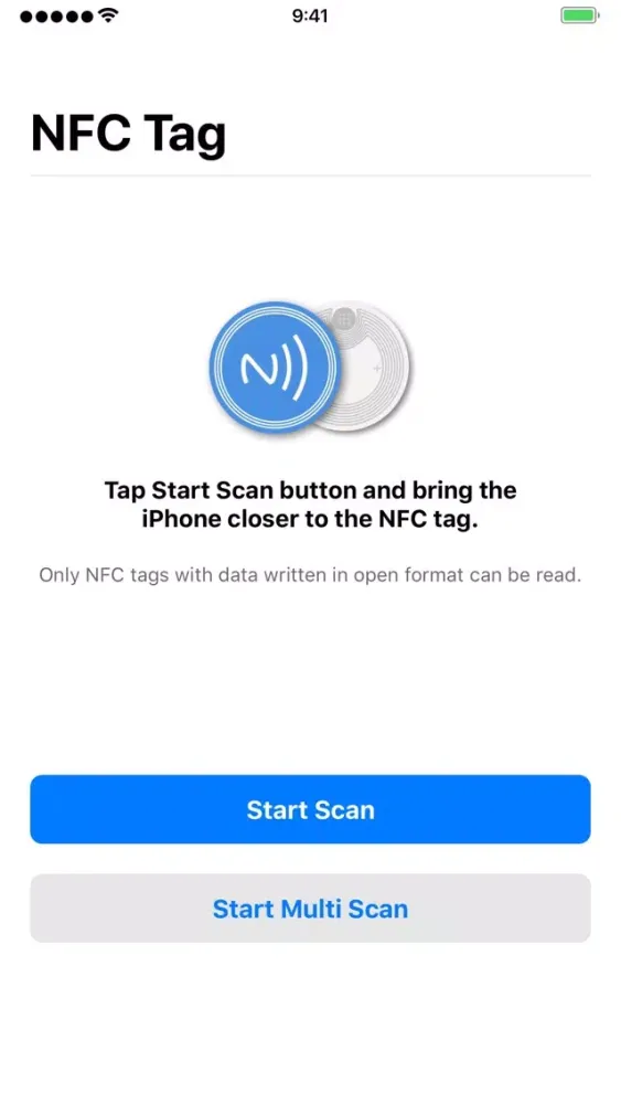 NFC Tag Scan应用截图