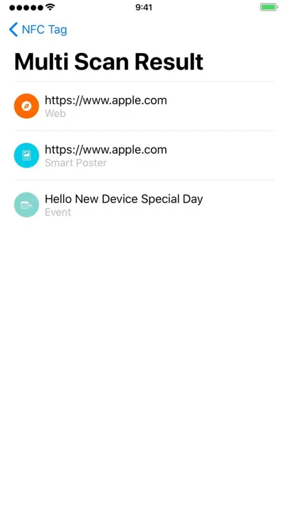 NFC Tag Scan应用截图
