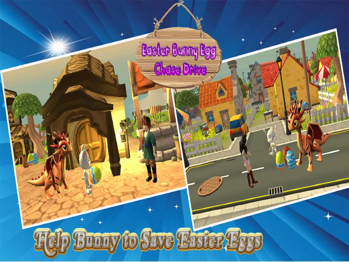 صور Easter Bunny Egg Chase Drive iPad 