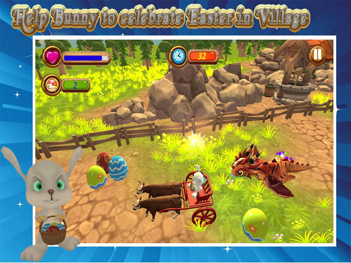 صور Easter Bunny Egg Chase Drive iPad 