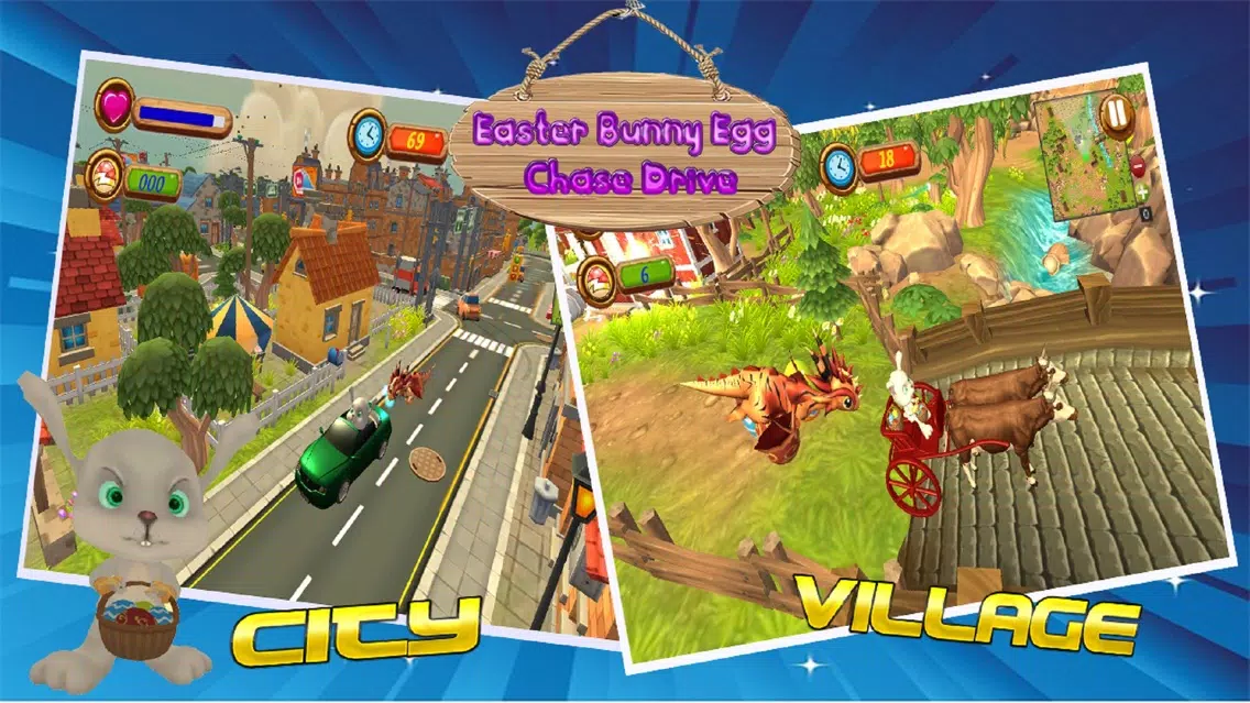 صور Easter Bunny Egg Chase Drive
