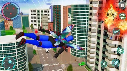 Zrzuty ekranu Flying Super Hero Robot Fight
