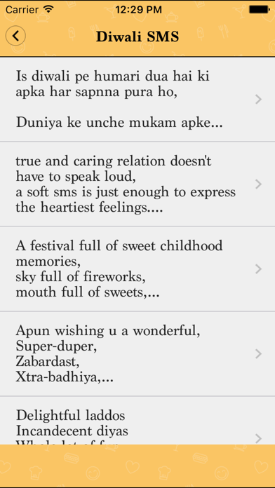 Diwali New Year SMS Collection Screenshots