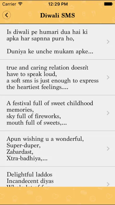 Diwali New Year SMS Collection应用截图