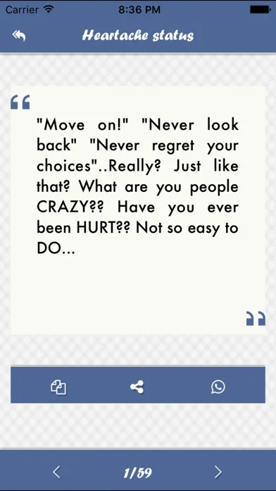 Amazing Status and Quotes - Cool Status,Funny,Groupon Status Collection Screenshots