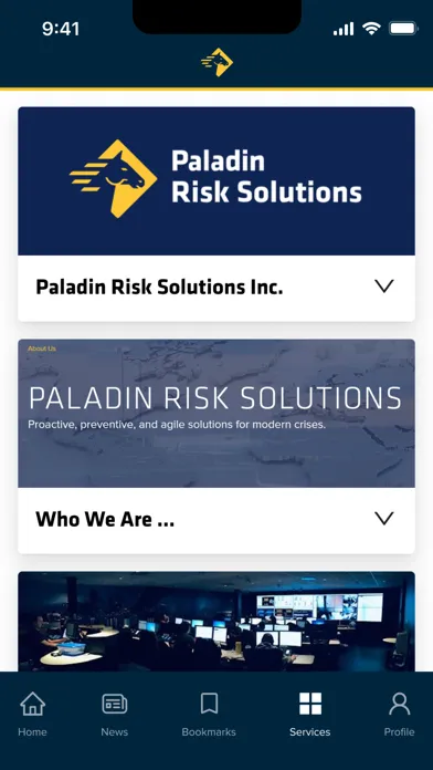Zrzuty ekranu Paladin Risk Solutions BlueSky