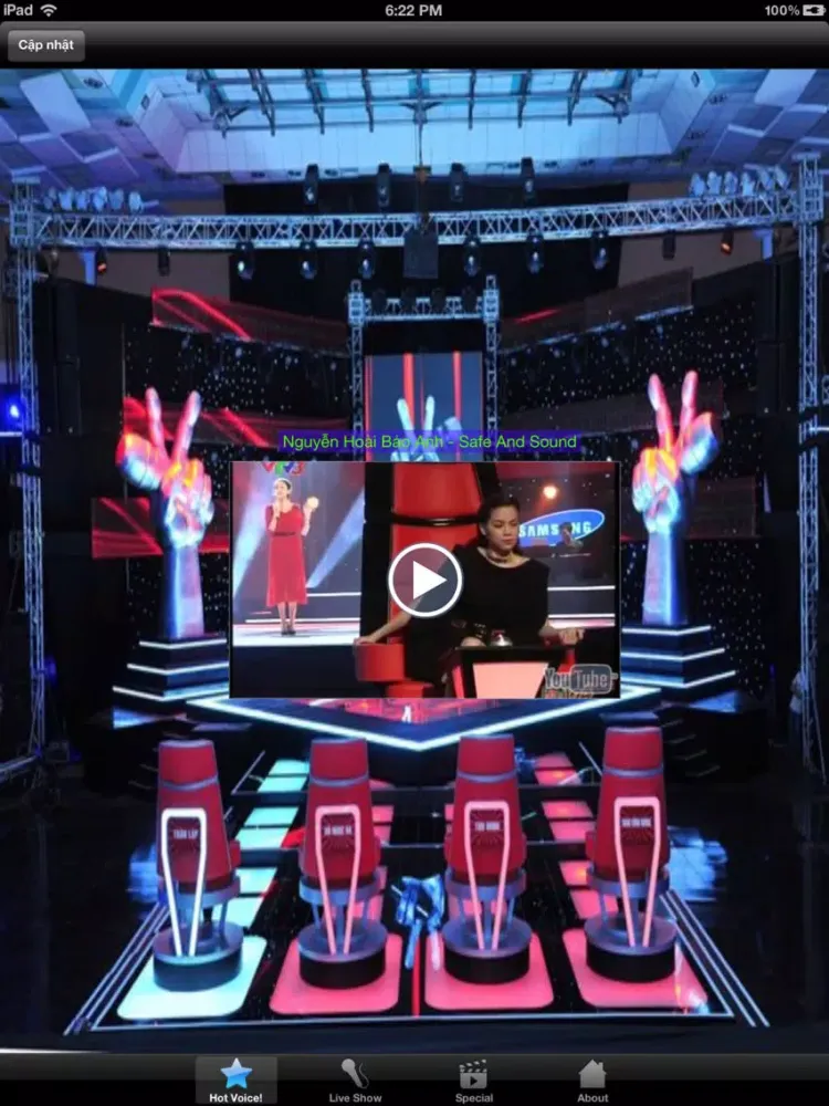 Скриншоты The Voice Vietnam - Giọng Hát Việt 2012 iPad 