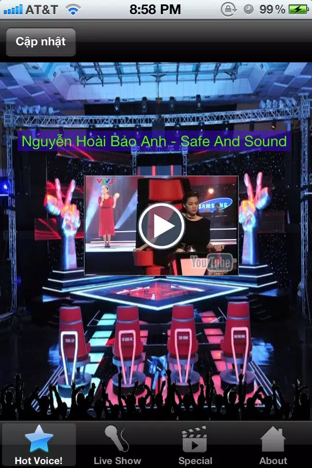 Скриншоты The Voice Vietnam - Giọng Hát Việt 2012