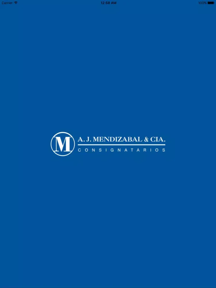 Ảnh chụp màn hình của A. J. Mendizabal iPad 