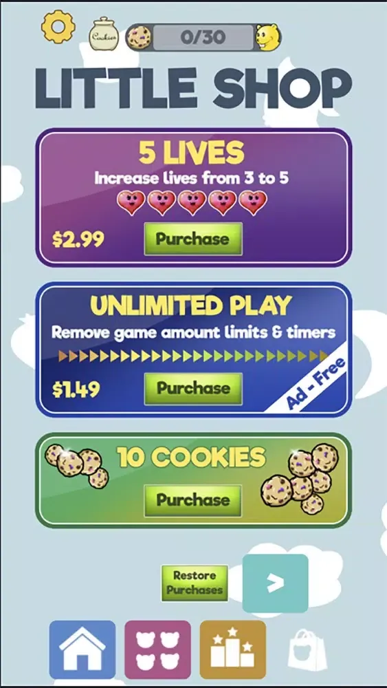 Ảnh chụp màn hình của Insane Lemmings Maths Drop