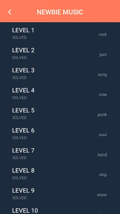 Zrzuty ekranu Cheats for WordBrain Themes - Answers & Hints