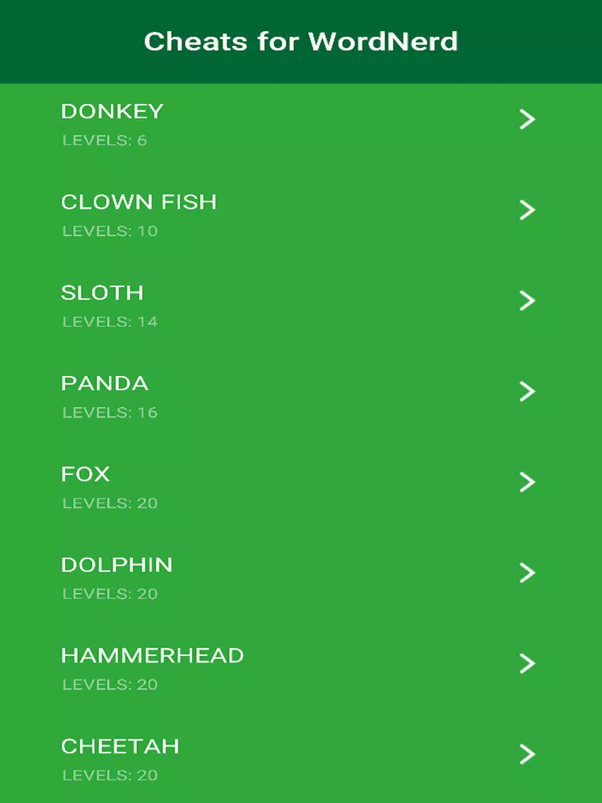 ภาพหน้าจอของ Cheats for WordNerd - All Answers & Hints iPad 