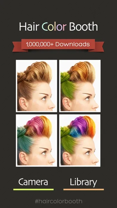 Tangkapan skrin Hair Color Booth