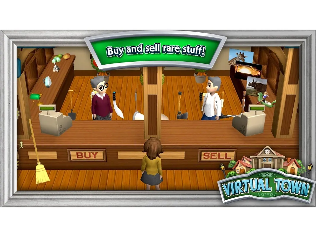 Screenshot di Virtual Town