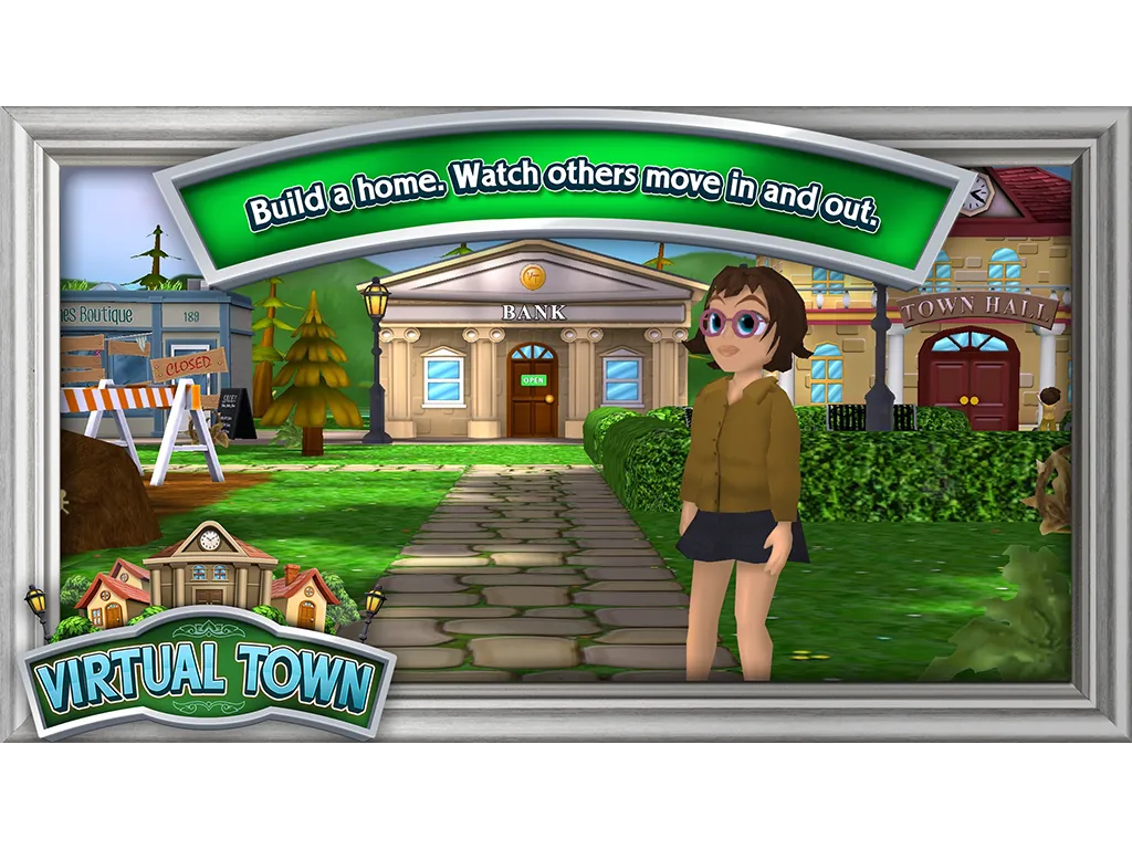 Screenshot di Virtual Town