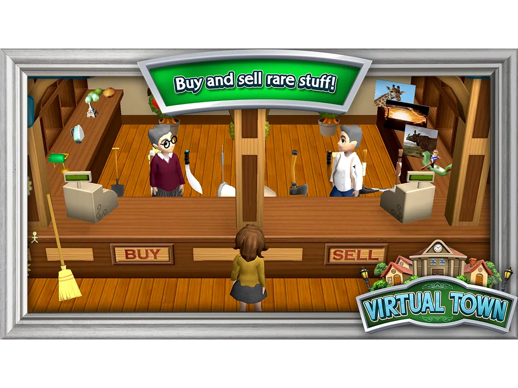 Screenshot di Virtual Town
