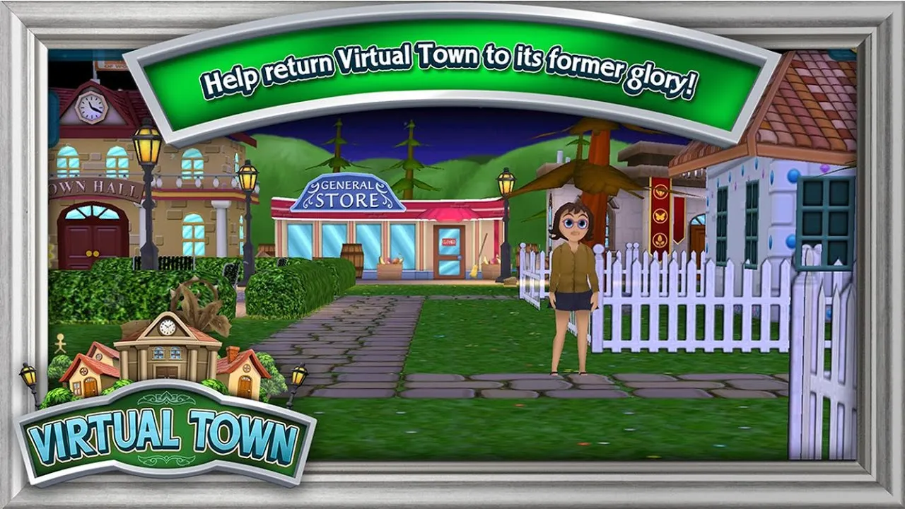 Screenshot di Virtual Town