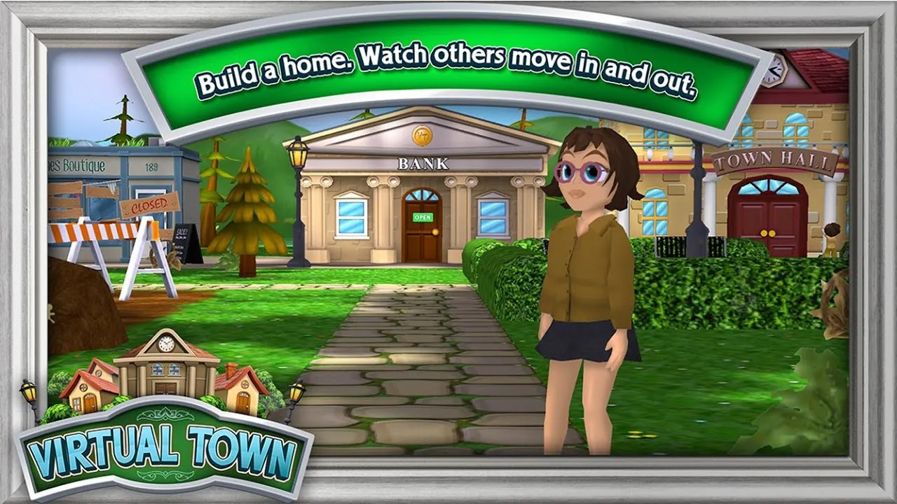 Screenshot di Virtual Town