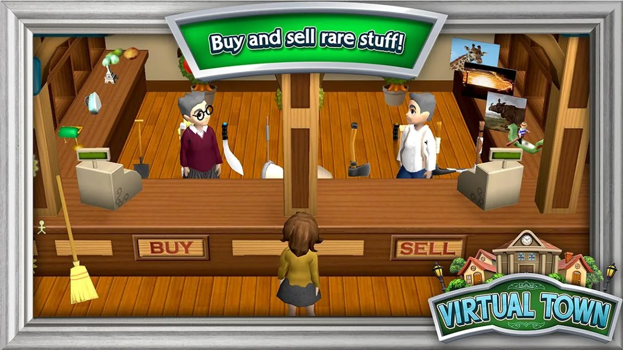 Screenshot di Virtual Town