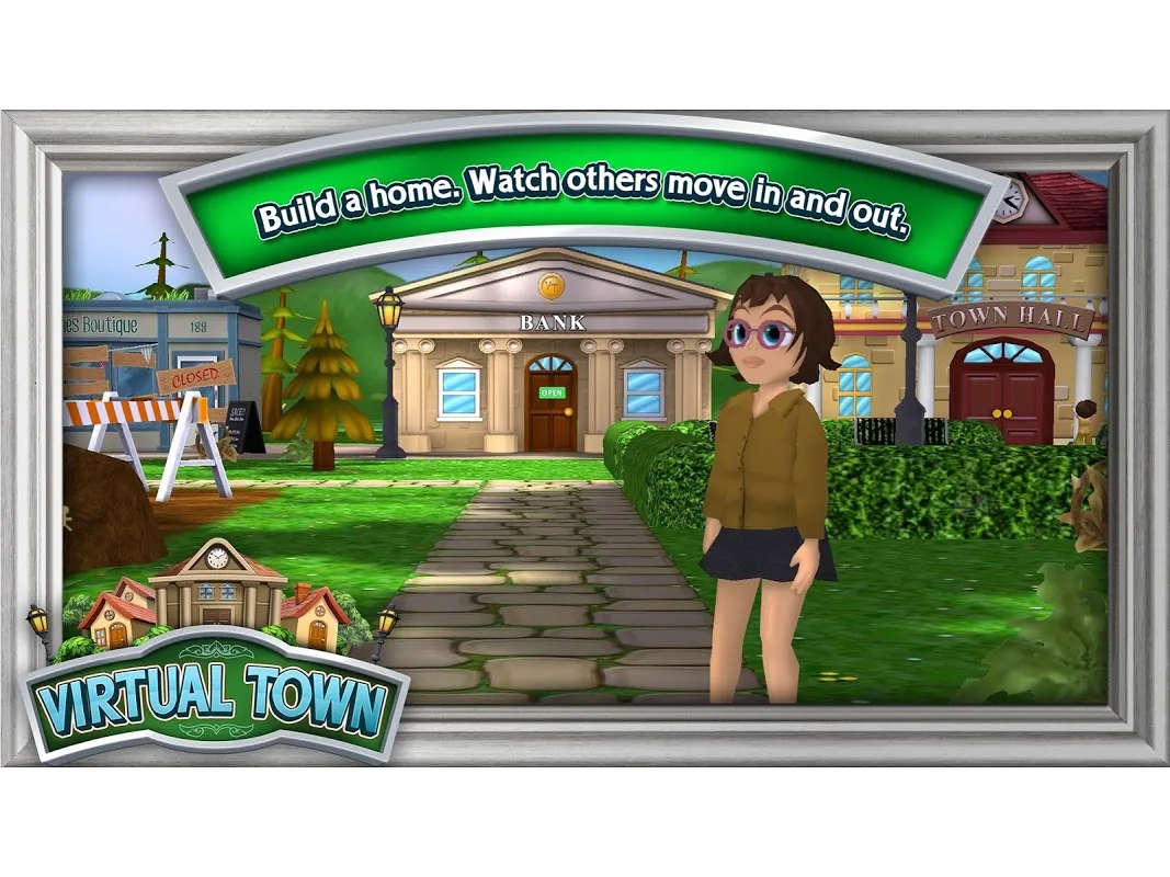 Screenshot di Virtual Town