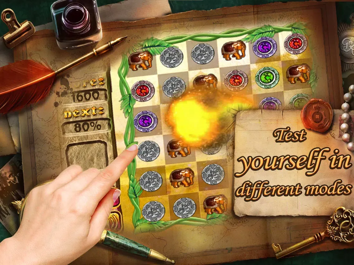 Tangkapan skrin Arabian Princess - Dress Princess Match3 Free iPad 