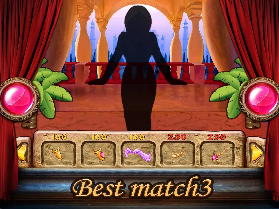 Tangkapan skrin Arabian Princess - Dress Princess Match3 Free iPad 