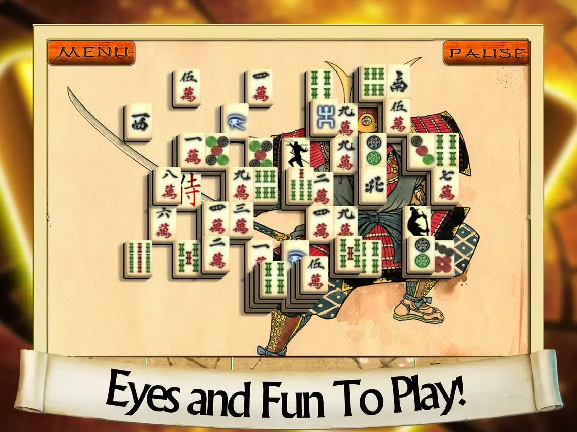 Ảnh chụp màn hình của Mahjong Samurai - Unravel the mystery of Clan Yamamoto Premium iPad 