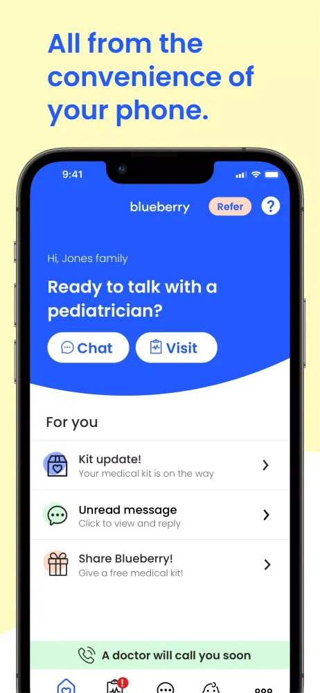Blueberry Pediatrics应用截图