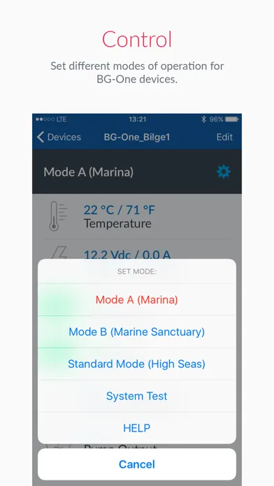 ภาพหน้าจอของ BGI Config
