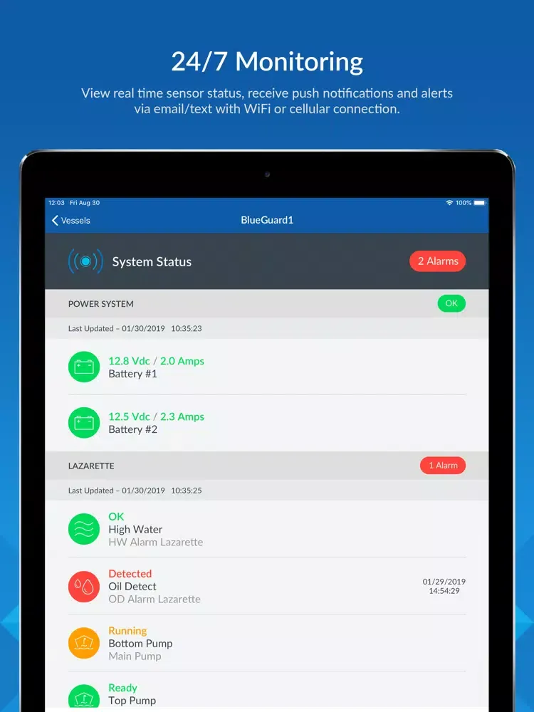 Tangkapan skrin BG-Link iPad 