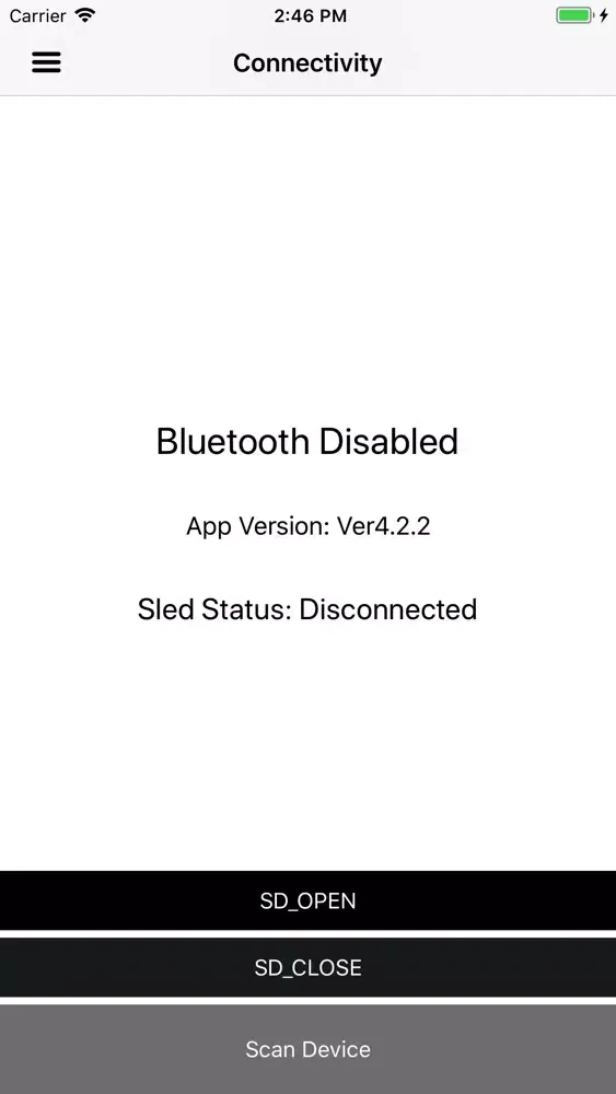 Tangkapan skrin Bluebird RFR 900 SDK App