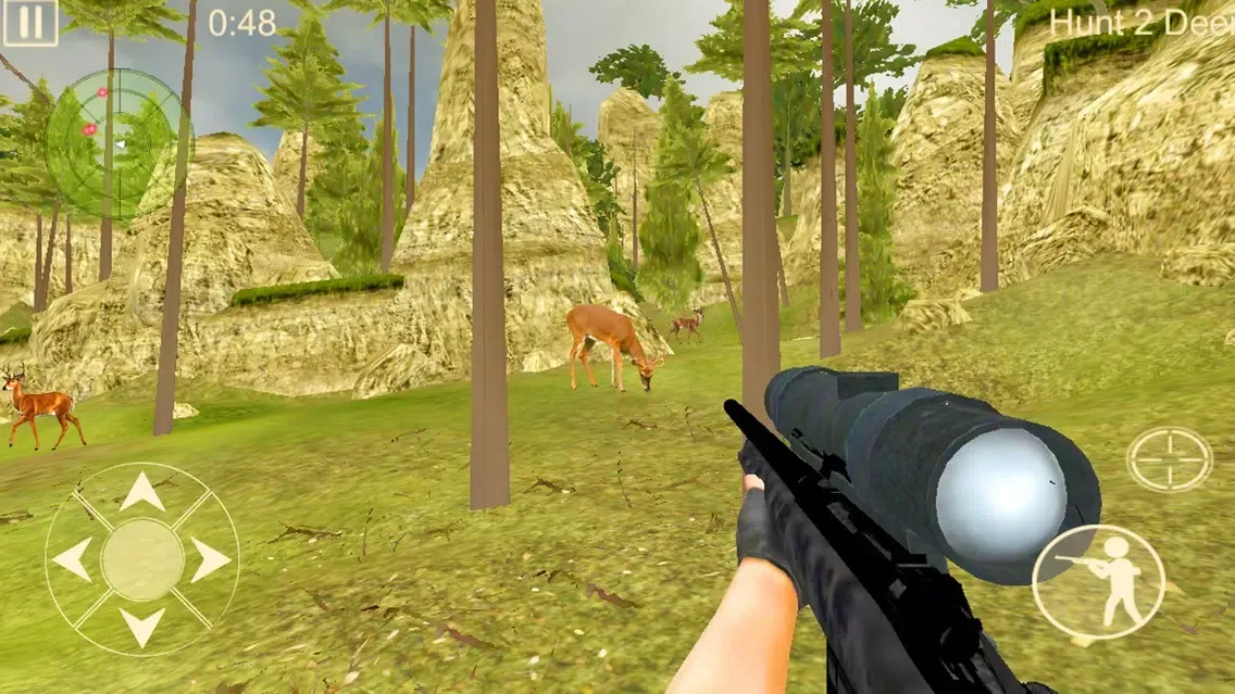 Captures d'écran de Jungle Deer Hunter Challenge