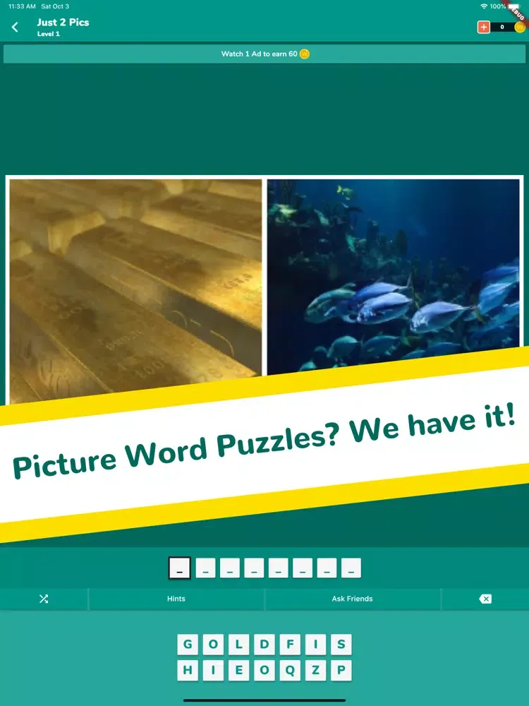 Zrzuty ekranu Just Word Games iPad 