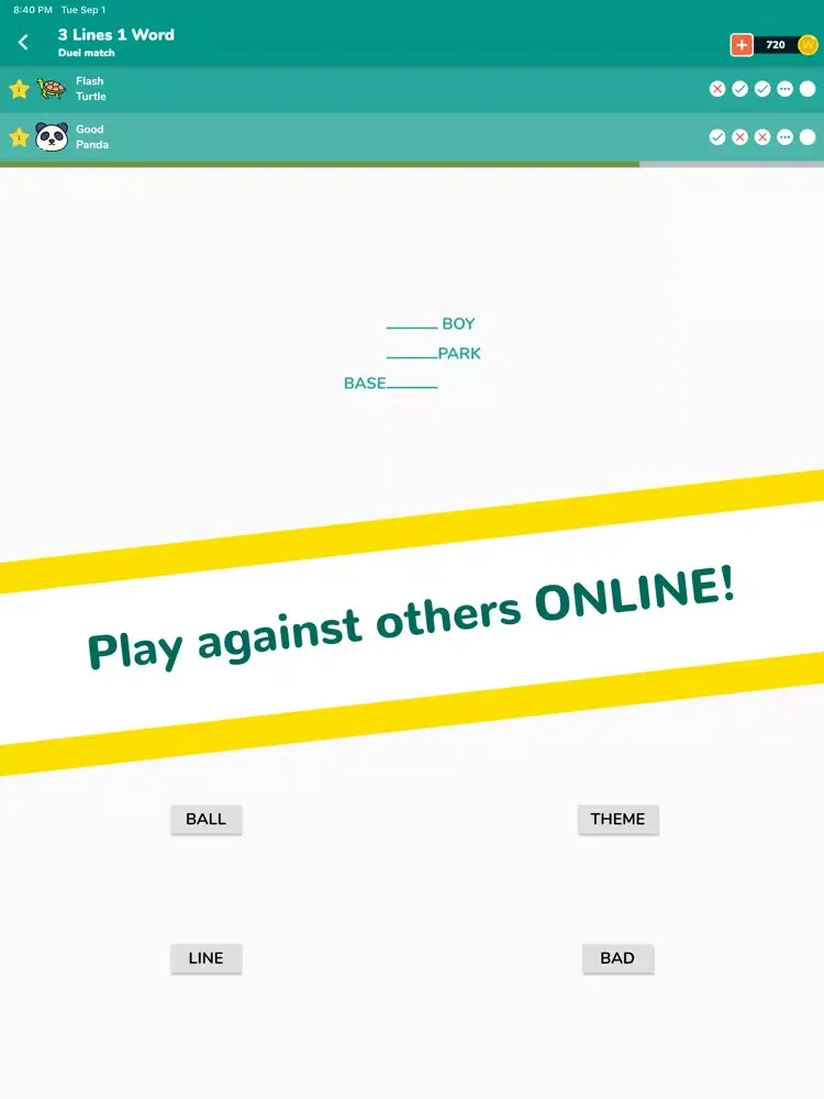 Zrzuty ekranu Just Word Games iPad 