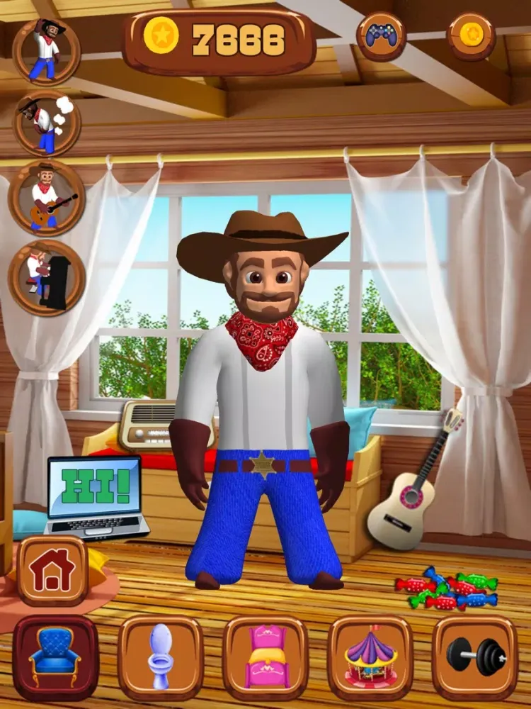 صور Talking Cowboy Game iPad 