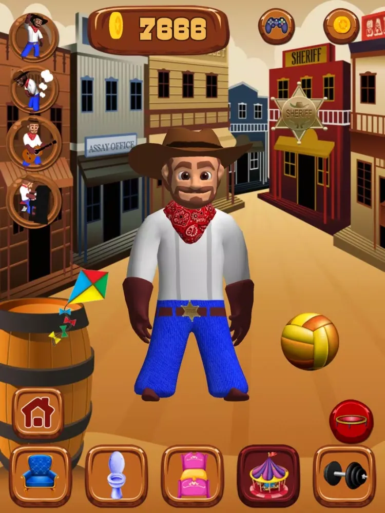 صور Talking Cowboy Game iPad 