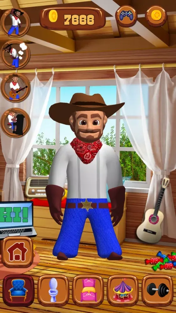 صور Talking Cowboy Game