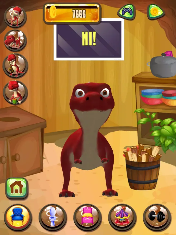 Talking Dinosaur iPad  Ekran Görüntüleri