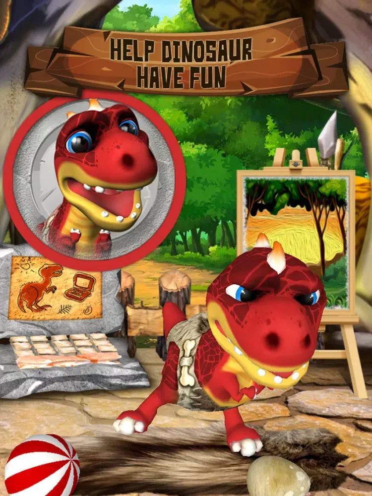 Talking Dinosaur 2 iPad  स्क्रीनशॉट