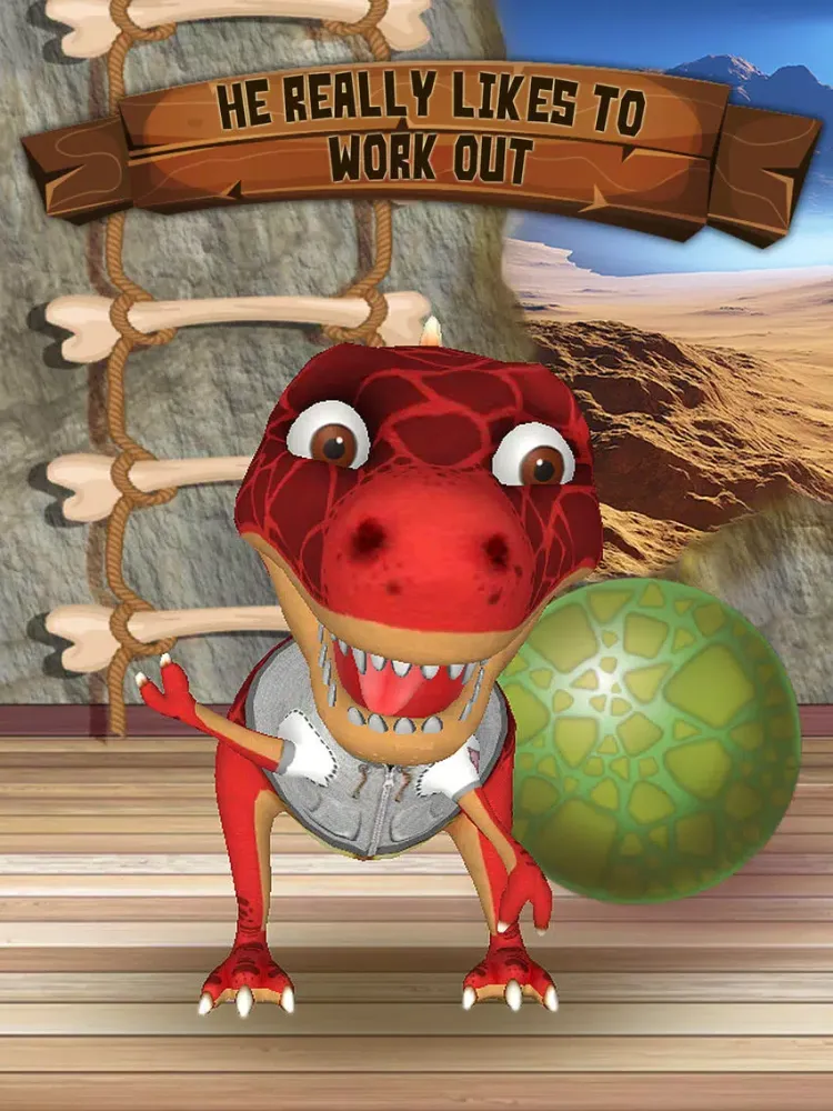 Talking Dinosaur 2 iPad  स्क्रीनशॉट
