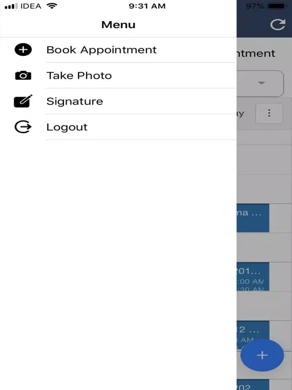 ION Appt iPad  Screenshots